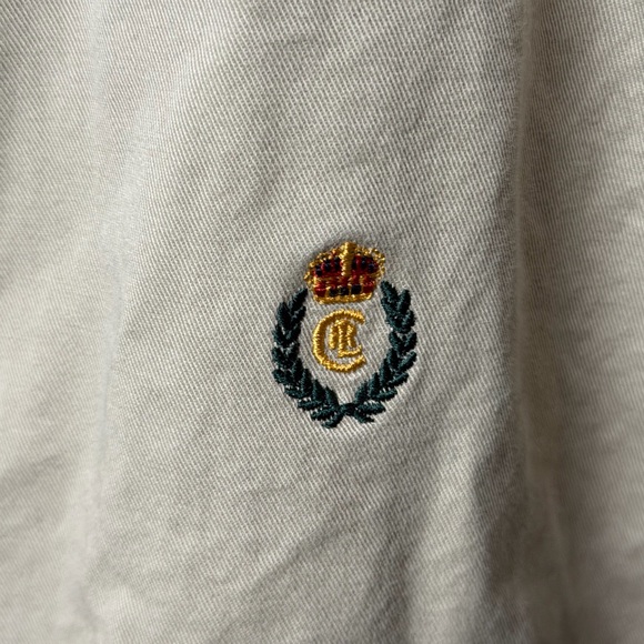 Chaps Ralph Lauren Beige Harrington Jacket Men’s L Crest Logo 100% Cotton - Picture 3 of 5